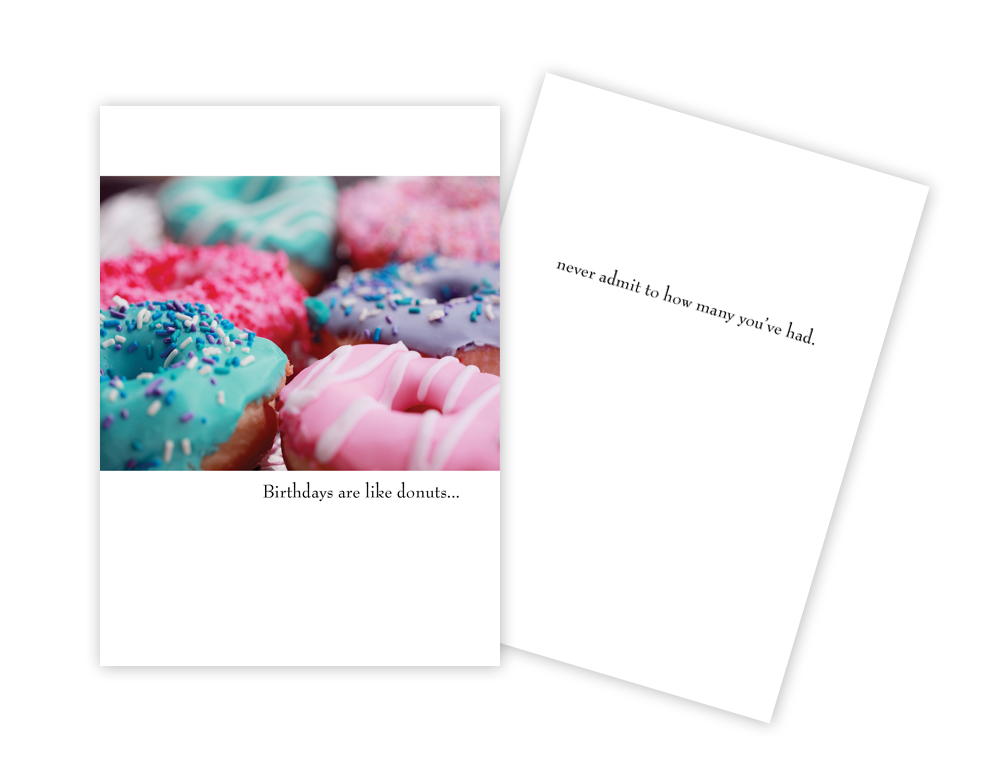 Donuts - Funny Birthday Card