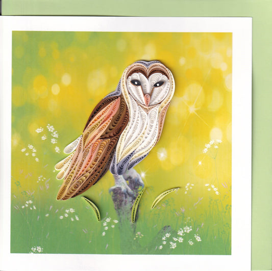 Owl Quilling Card