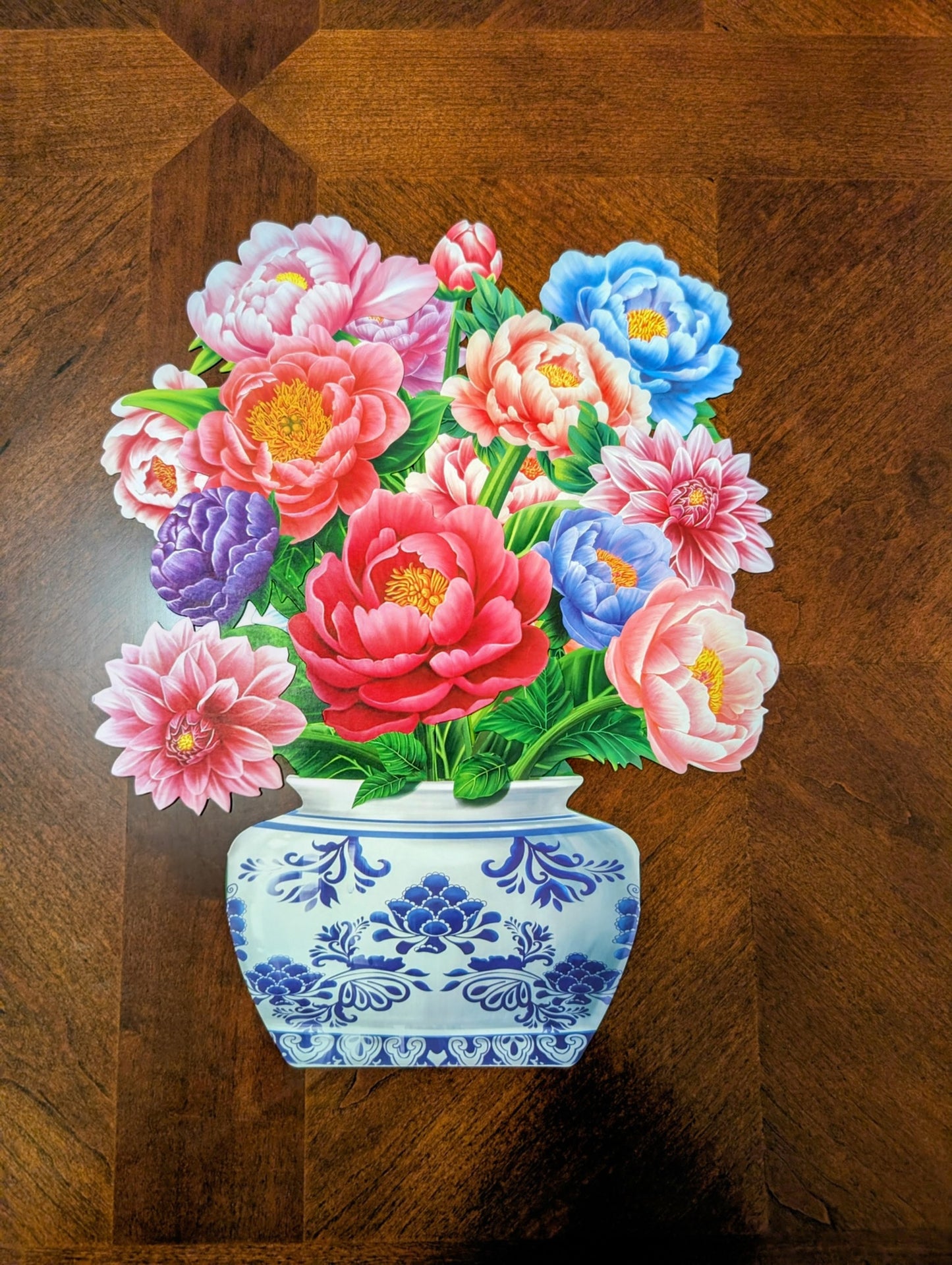 Peonies - 3D Pop-Up Floral Bouquet