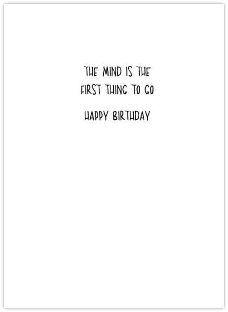 Falling Off Chair - Funny Birthday Card
