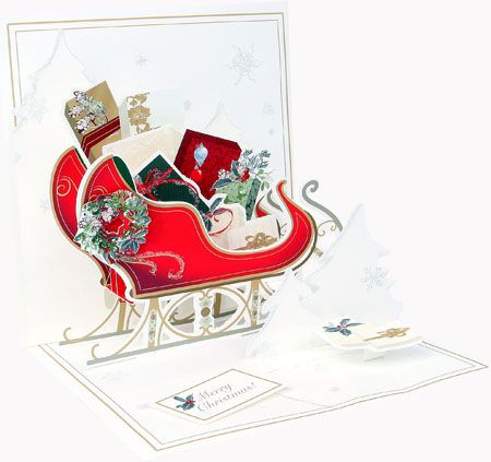 Elegant Sleigh Pop-Up Card