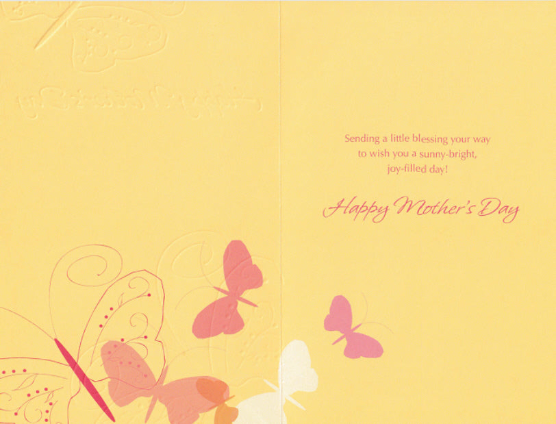 Happy Mother's Day Butterflies Card - Religious