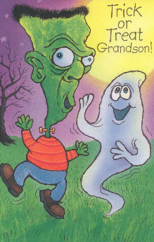 Grandson Halloween Card