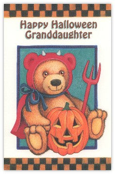 Granddaughter Halloween Card