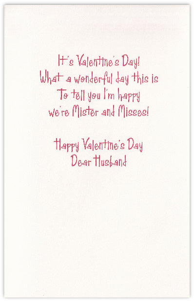 Husband Valentine's Day Card