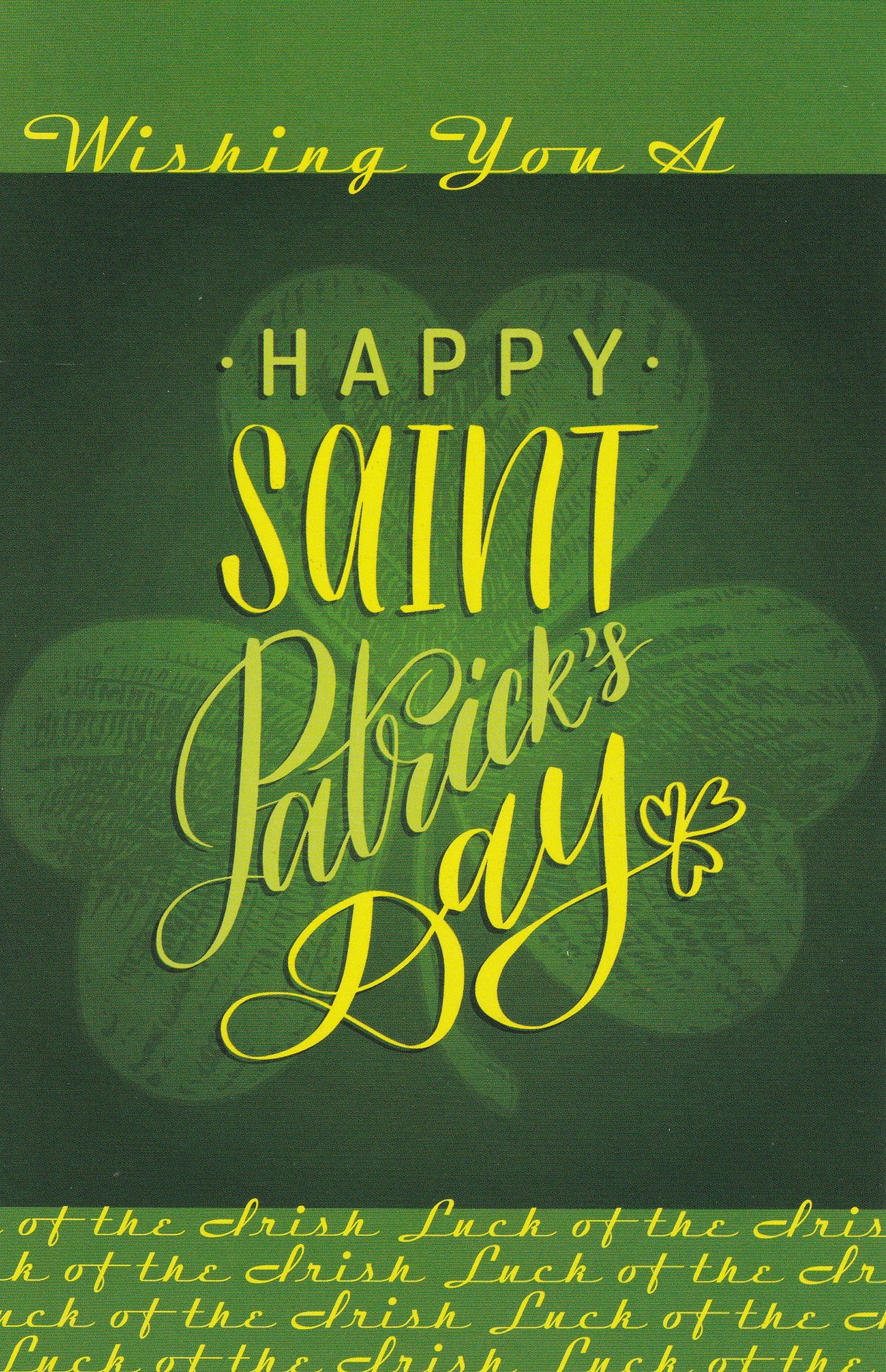 Happy Saint Patrick's Day Card