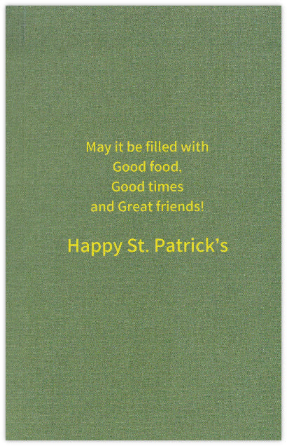 Happy Saint Patrick's Day Card