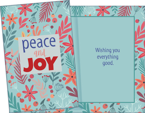 Peace and Joy Card