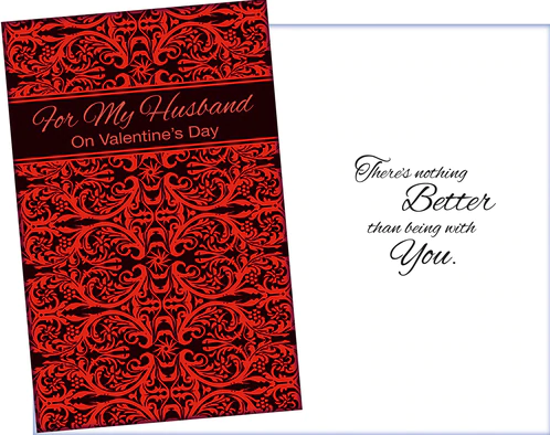 To My Husband Valentine's Day Card