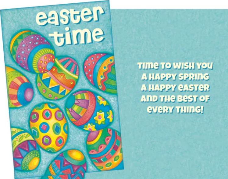 Easter Eggs Card