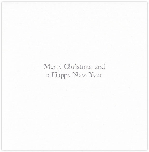 Red Fox and Cub Christmas Card