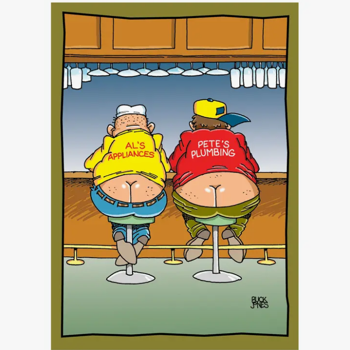 Rears to you - Funny Birthday Card