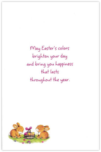 Happy Easter Bunnies Card