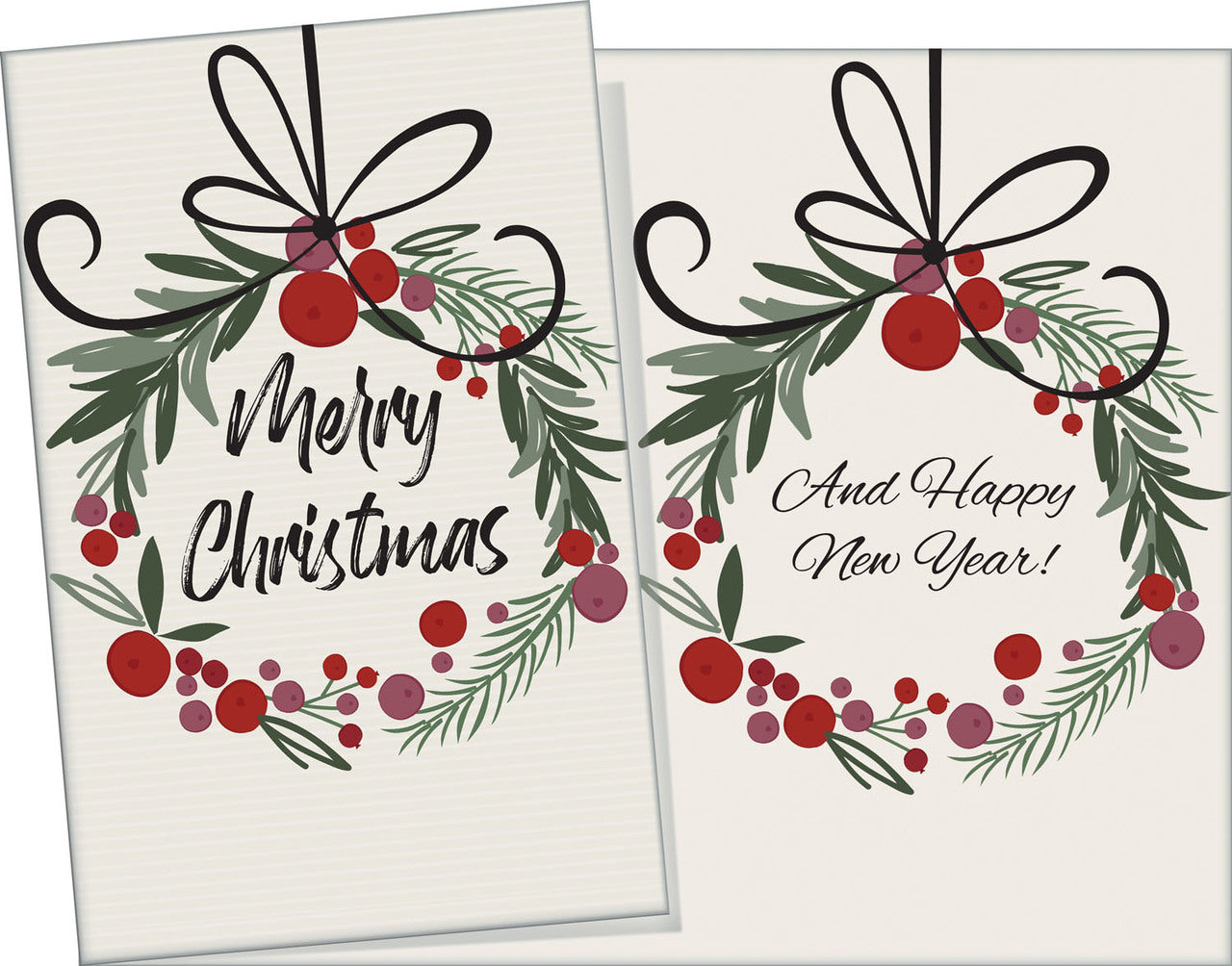Merry Christmas and Happy New Year Card