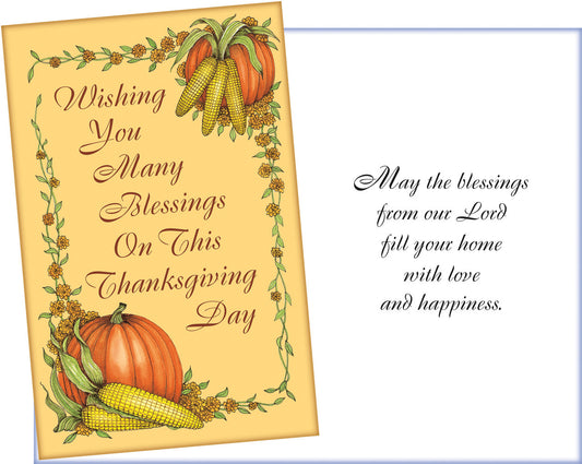 Blessings Thanksgiving Card