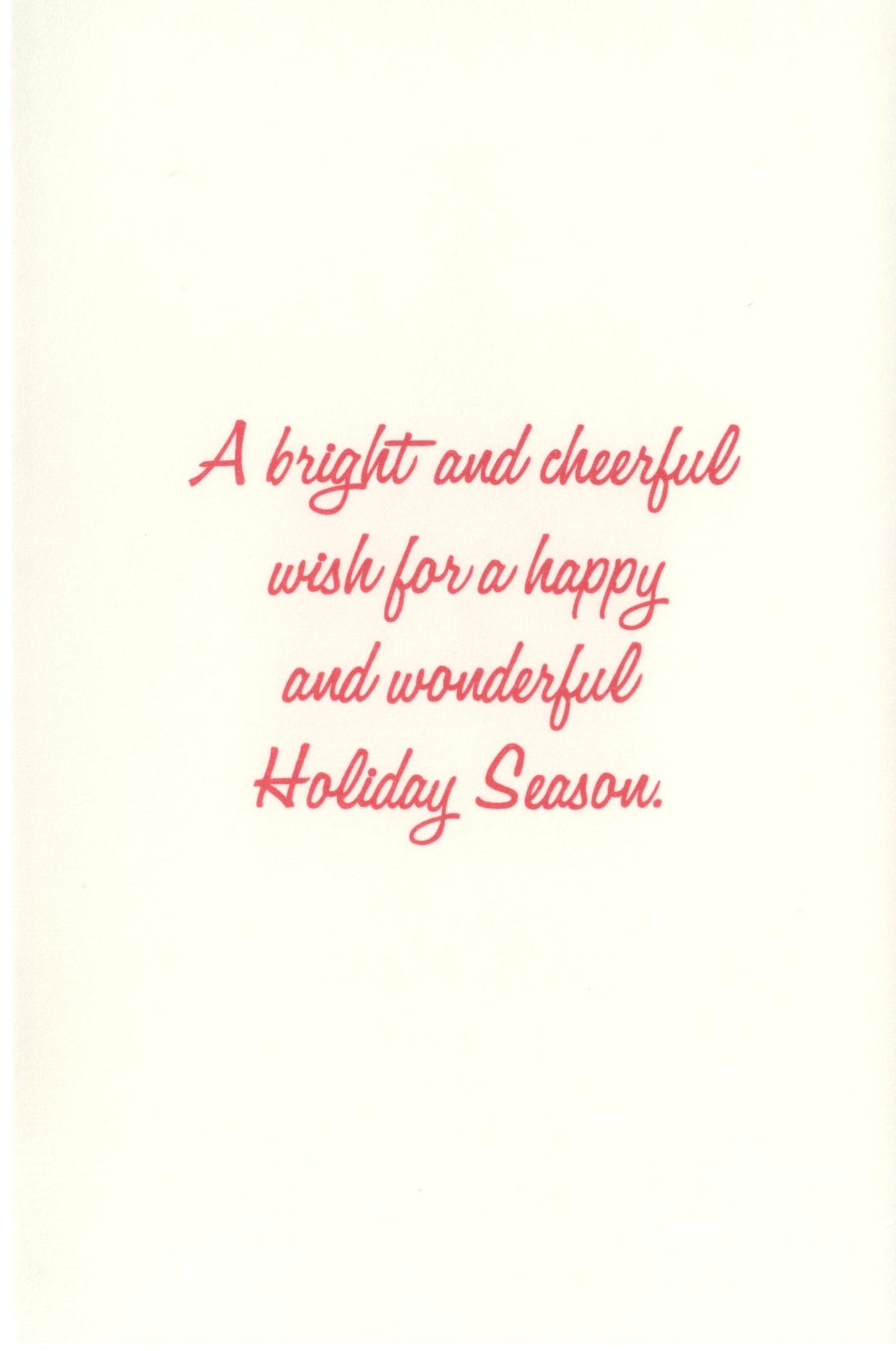 Season's Greetings Card