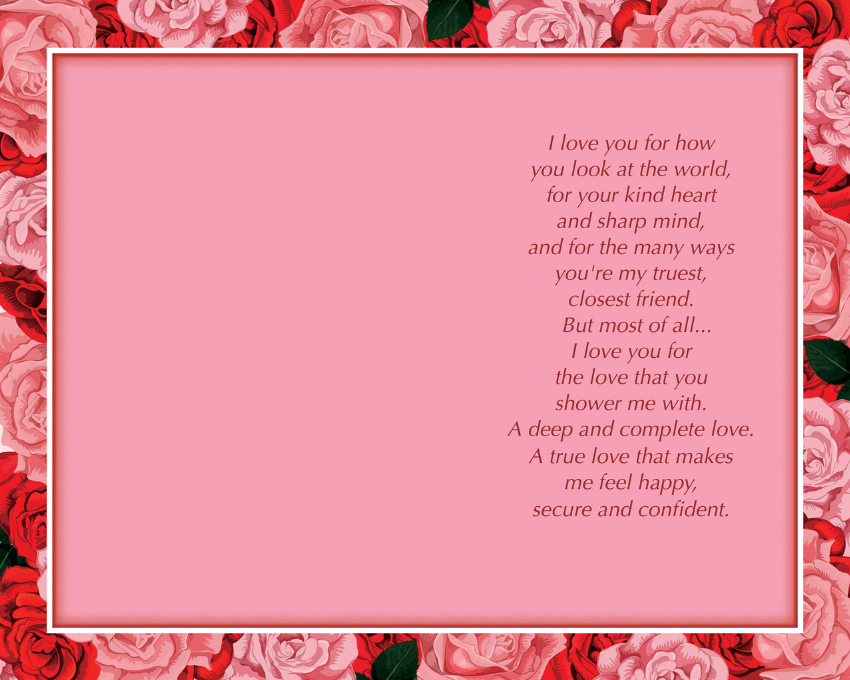 For The Love Of My Life Card