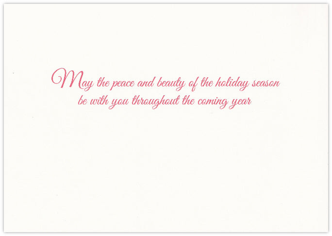 Peace Birds in Branch Holiday Card