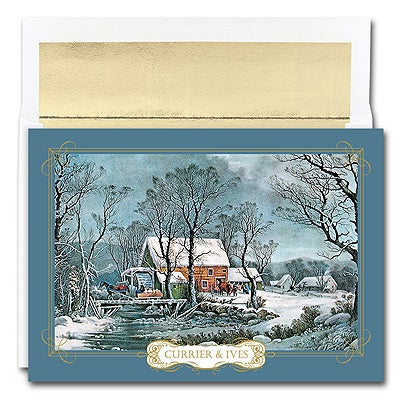 Currier & Ives Holiday Card