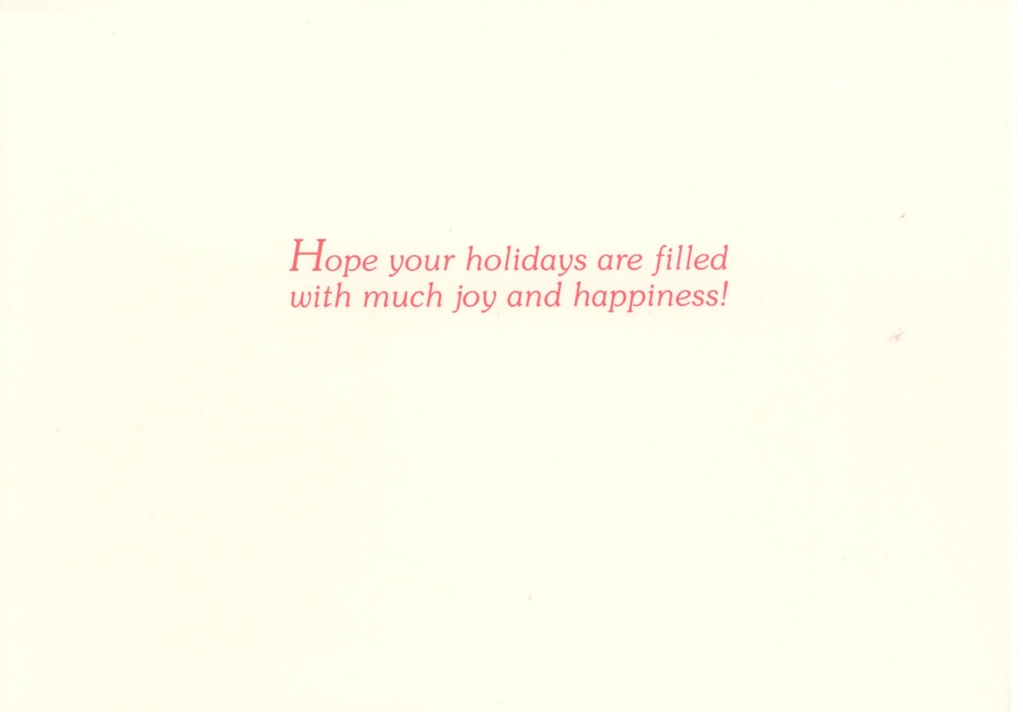 Season's Greetings Card