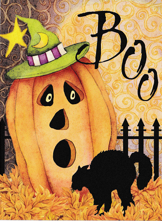 Boo Halloween Card