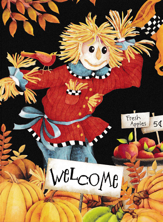 Scarecrow Halloween Card