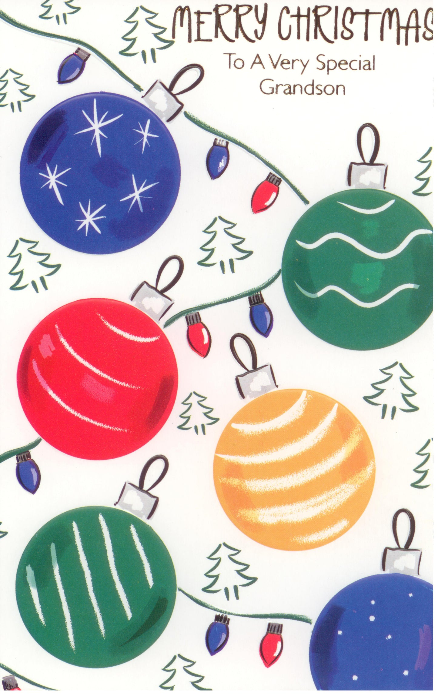 For Grandson Christmas Card