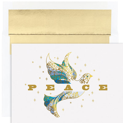 Elegant Dove Holiday Card