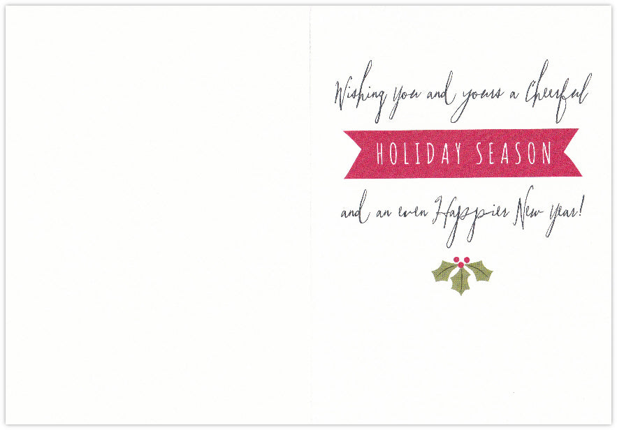 Wreath Season's Greetings Card