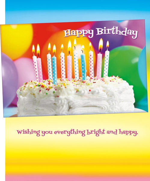 Birthday Cake Card