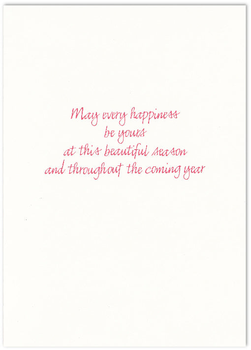 Pine Perched Cardinal - Season's Greetings Card