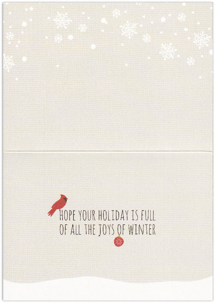 Snow Friends Laughter & Joy - Holiday Card