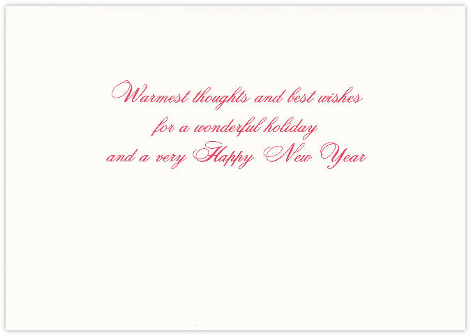 Wreath With Berries Season's Greetings Card