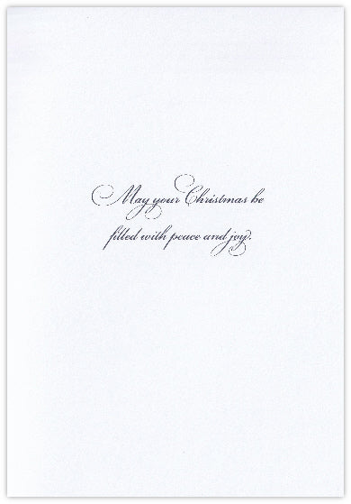 Merry Christmas Tree Laser Cut Card