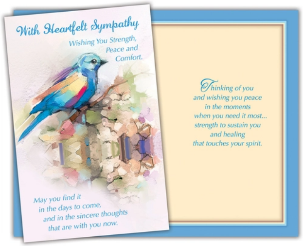With Heartfelt Sympathy Card