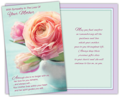 With Sympathy In The Loss of Your Mother Card