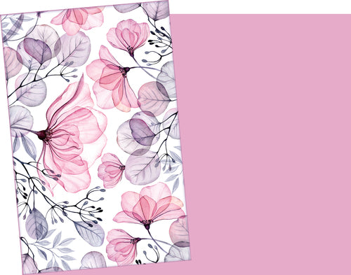 Floral Blank Note Card