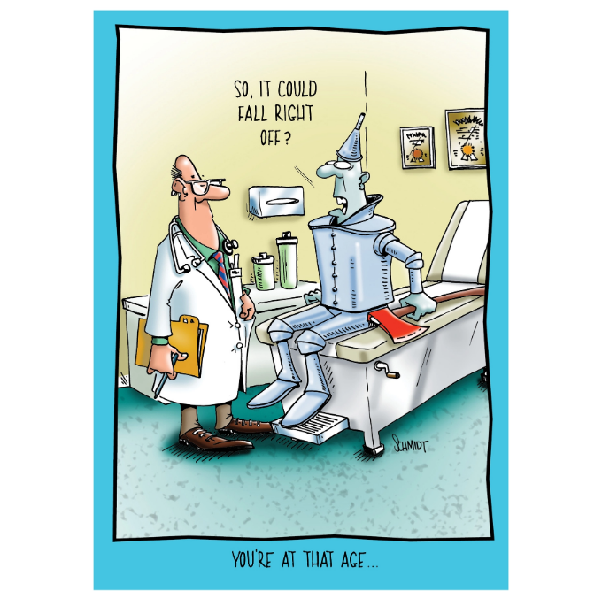 A Little Rusty - Funny Birthday Card