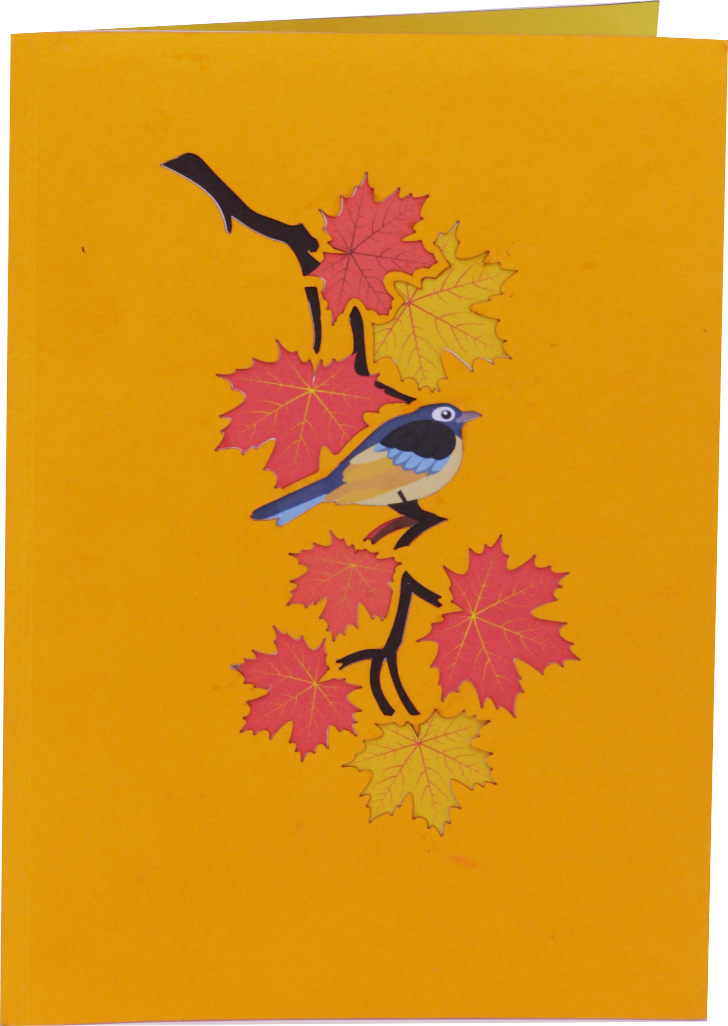 Autumn Maple Tree Pop-Up Card