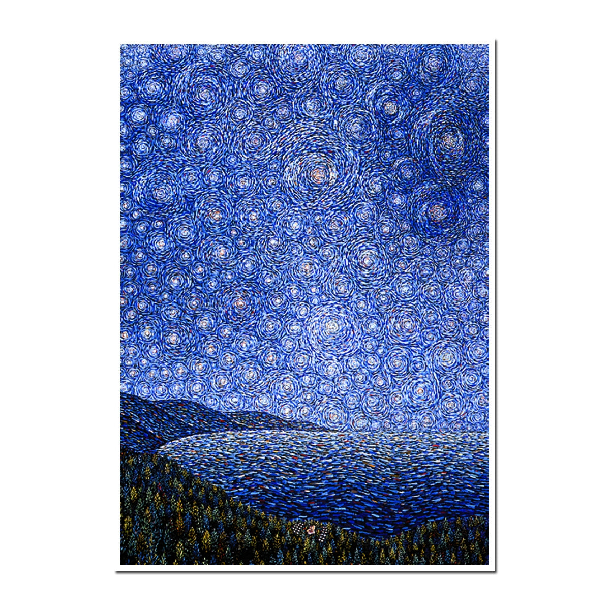 Night Stars & Coast Holiday Card