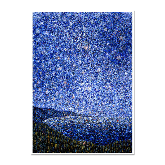Night Stars & Coast Holiday Card