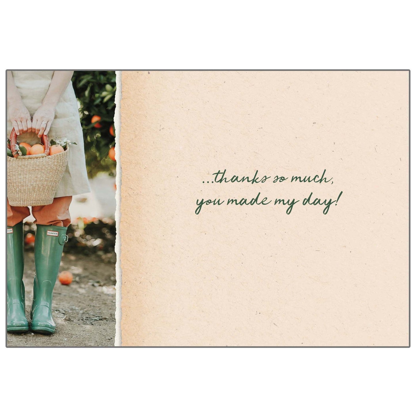 Freshly Picked Thank You Card