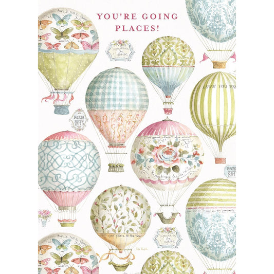Hot Air Balloons Graduation Card
