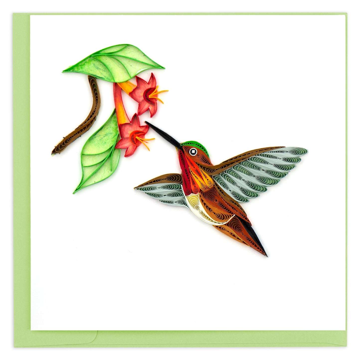 Hummingbird Quilling Card