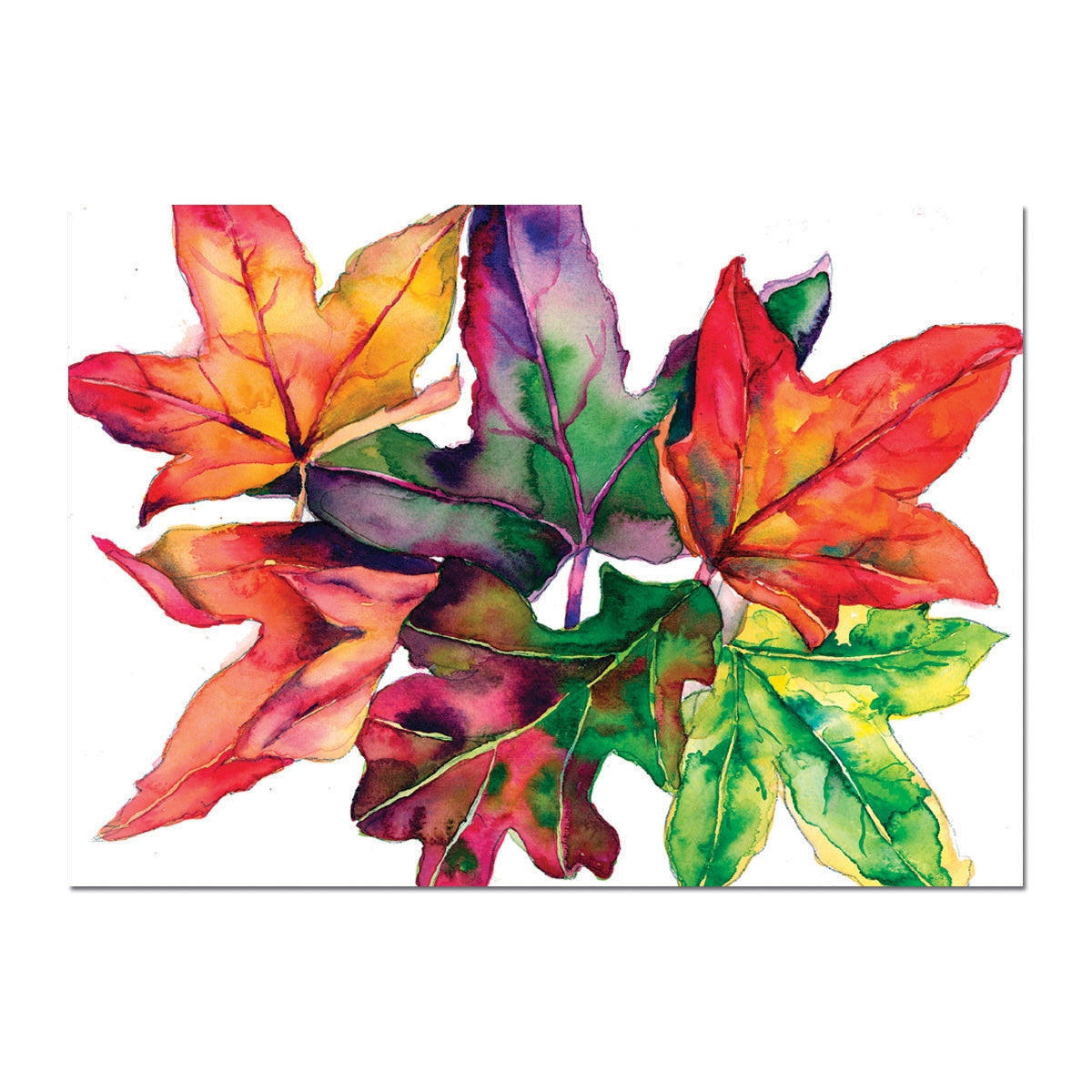 Leaves Thanksgiving Card