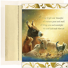 All Creatures Christmas Card