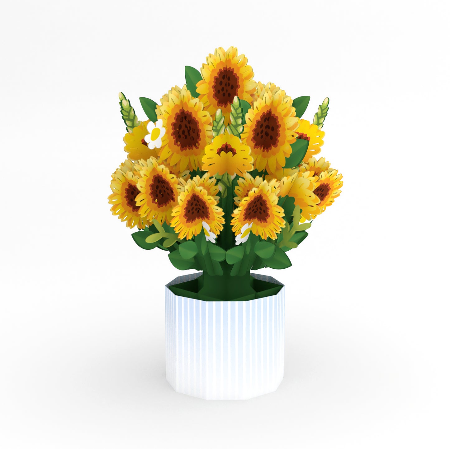 Sunflowers Floral Bouquet Pop-Up Card