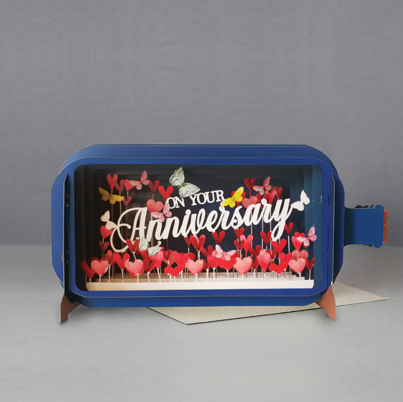 Message in a Bottle - On Your Anniversary Pop-Up Card