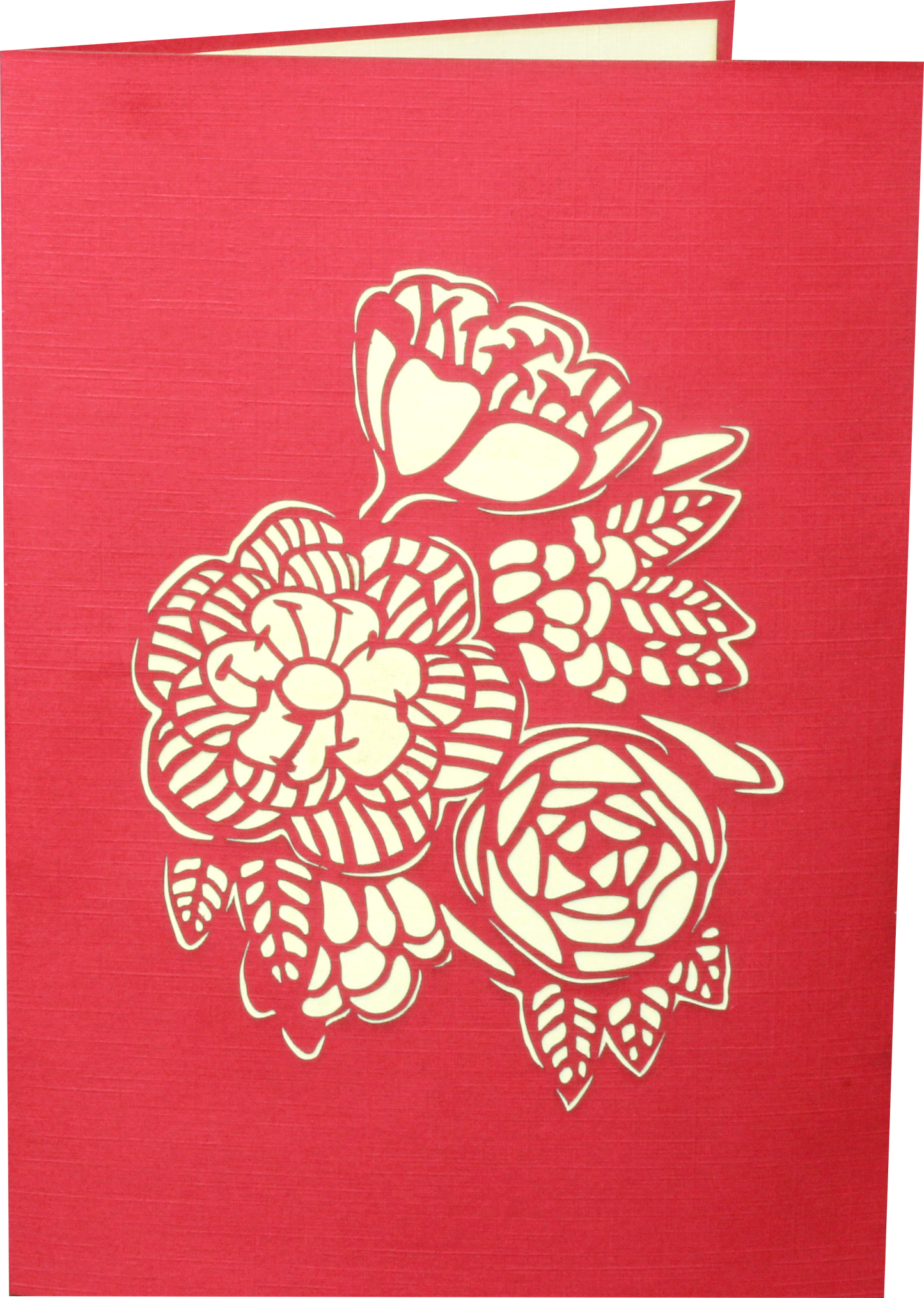 Roses Bouquet Pop-Up Card