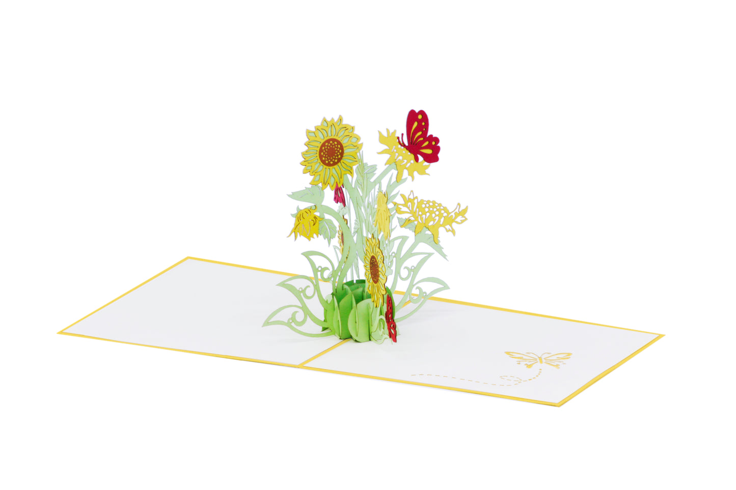 Bunch of Sunflowers Pop-Up Card